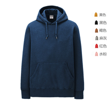Spring mens thin hooded sweater casual pure sweatshirt hooded pullover couple mens terry coat tide