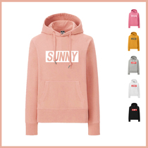Spring and autumn money SUNNY Lianhood Clothing Women Tide Ins overfire student hooded sweatshirt pure cotton wool ring printed with cap jacket