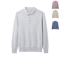 2022 polo shirt man long sleeve cotton youth flap long sleeve T-shirt autumn washed pure overalls for autumn clothing