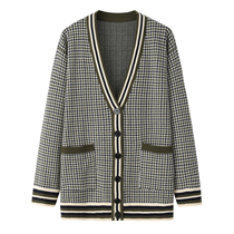 Thousands of birds Gwooly wool knit cardiovert woman small fragrant wind open cardiovert button jacket autumn winter shawl jacket retro college