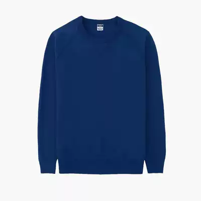 Spring Men's thin Terry round neck thick cotton T casual pure white black pullover couple men's hats coat tide