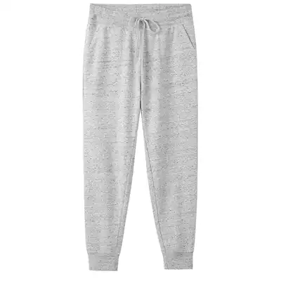 Slim training pants solid color sports casual pants women's knitted Terry closure toe pants spring and autumn