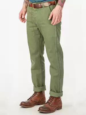 VINTAMERI Vietnam War OG-107 trousers slim straight tube retro fashion casual pants overalls pants Joker 13oz