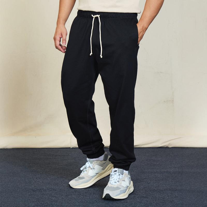 Xinjiang Cotton American Retro Sports Jogger Pants 340g Heavyweight Cotton-Linen Texture Sweatpants Jogger Jogging Pants Xinjiang Cotton American Retro Sports Jogger Pants 340g Heavyweight Cotton-Linen Texture Sweatpants Jogger Jogging Pants