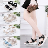 Очень большие летние сандалии на платформе, обувь, туфли, большой размер, из натуральной кожи, мягкая подошва