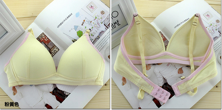 Phát triển cô gái đồ lót bikini tam giác cup mà không có vòng thép cotton NEIY WENX đồng phục học sinh không thấm nước cotton mùa hè mới