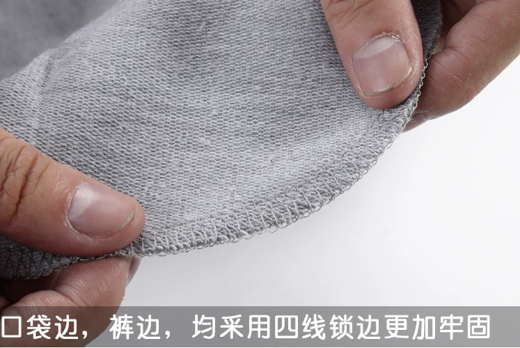 Quần Li Ning quần tây nam mùa thu và mùa đông thẳng cộng với quần nhung dày thường mặc quần đan công sở