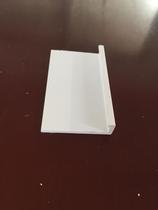 Factory direct permanent plastic pipe PVC pipe profile L groove frame 50*12 5*2 5mm