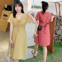 Beauty And Beauty Big Code Dress Women Dress Summer New Suits Fat Girl Wear Dresses Dresses Big Fat Younger Sister Summer