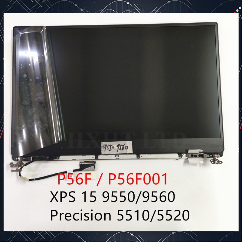 Dell Xps 9550 9560 Precision 5510 5520 P56F Lcd Screen Upper Half Assembly
