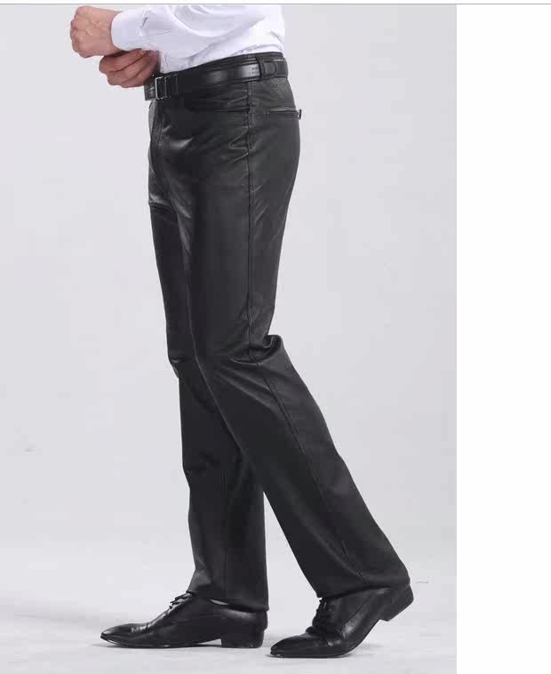 Pantalon cuir homme droit pour hiver - Ref 1491990 Image 18