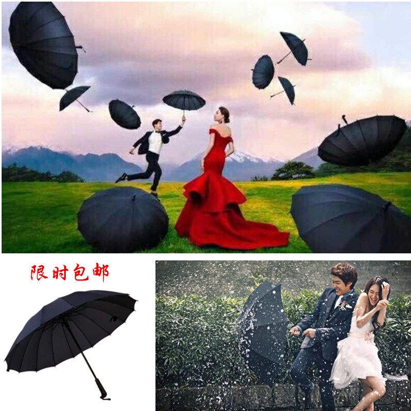 Photography Props Big Black Umbrella Wedding Photography Themed Photo Lovers shooting Umbrella Scene Photography Brigades for small props