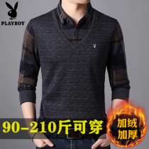 New Mens Long-sleeved Shirt in Autumn Winter and Fashion Heating Fashion Warm Shirt Mens Clothing