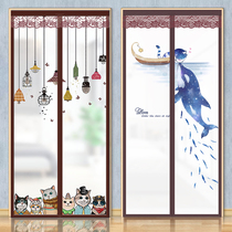 Air conditioning door blinds anti-cold and transparent wind-proof cold-proof kitchen Smoke Warm Windproof Home Partition Magnetic plastic Summer