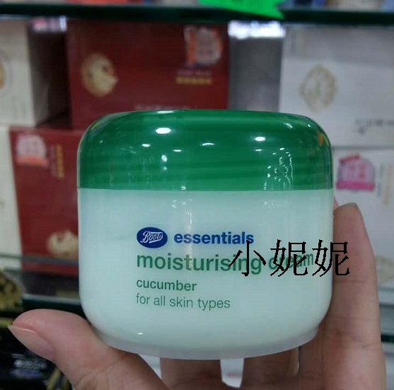 英国Boots小黄瓜清爽保湿面霜100ml 保湿补水 提亮肤色正品