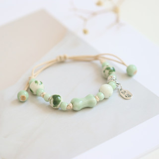 Literary and fresh jingdezhen ceramic bracelet
