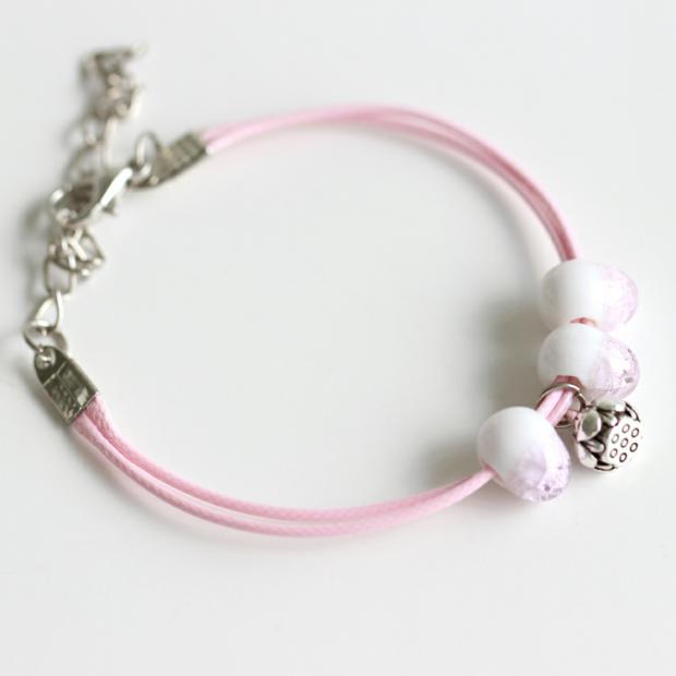 Sáng tạo [落 莲 归] Thời trang đơn giản phổ biến handmade DIY gốm nữ vòng tay trang sức vòng chân 89 - Vòng chân lắc chân thủ công