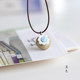 Original hand-made ceramic necklace pendant pendant small fresh literary jewelry 527