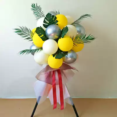 DIY balloon flower basket Wedding banquet Birthday party Road guide bracket Shopping mall event opening decoration balloon
