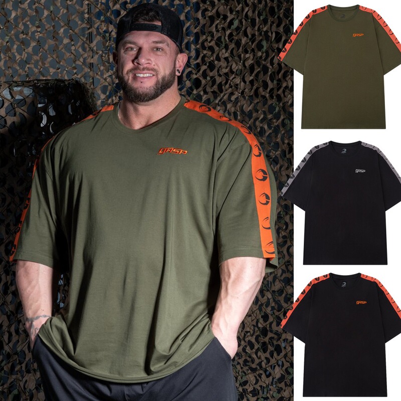 Gasp Summer New Style Raglan Short-Sleeve Triathlon Breathable Comfortable Soft Training Loose Sports European Size T-Shirt