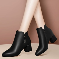 Martens, короткие сапоги, демисезонные зимние черные флисовые ботинки, коллекция 2022
