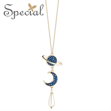 SPECIAL气质项链吊坠毛衣链长款