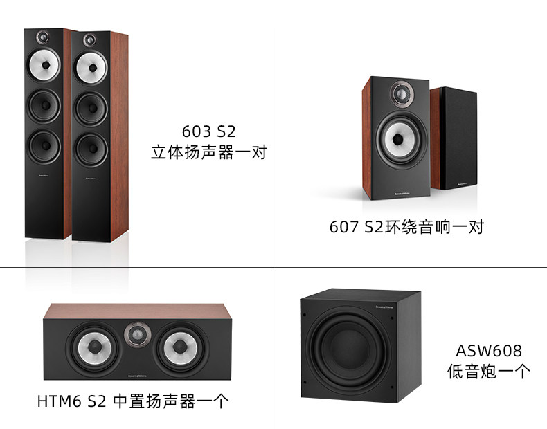 2020 новый Baohua weijian b & w 603 S2 Dolby окружает гостиная 5,1 литр 7.1 семья кино 