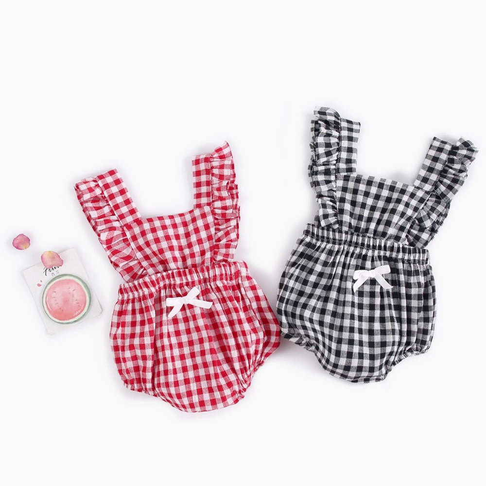 Inglén maid Wind Agaric Side Gritty Sleeveless Triangular Climbing Suit Newborn Plaid Bag Fart and Hackeria