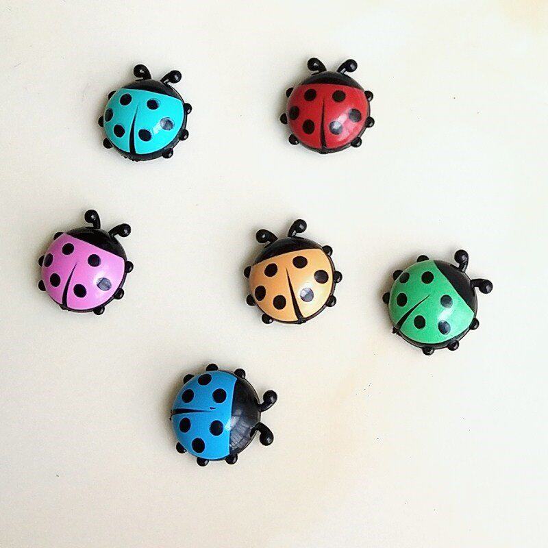 A set of 6 cute refrigerator stickers three-dimensional butterfly cartoon animal magnet photo stickers magnet refrigerator decoration stickers