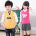 Áo vest trẻ em mới cộng với nhung xuân và mùa thu em bé thân thiết với bé trai boy gái cổ tròn vest ấm áp áo khoác ba lỗ có mũ bé gái Áo ghi lê