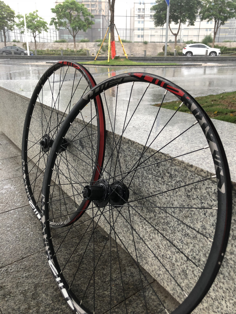 Climbing bike wheel set hub wheel hub wheels Missel disc brakes 27 5 front and back complete set of quick and unpacking wheel set