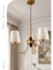 Creative Shell Chandelier, French Mid-Century Style Chandelier, High-End Designer Model, Cream Style Bedroom and Dining Room Decorative Lighting