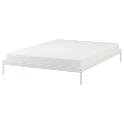 Ikea domestic service offers white Vivisto bed frames for home bedrooms, dormitories, single and double beds, simple beds, and economy models