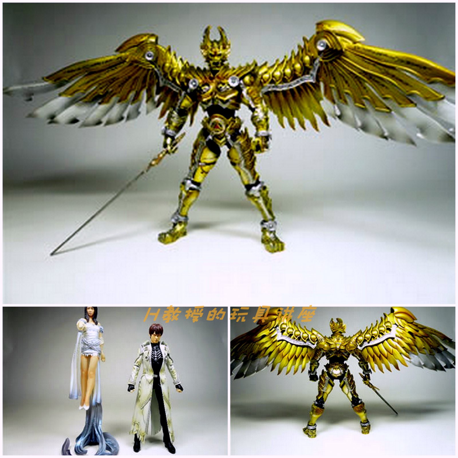 Bandai万代GARO黄金骑士牙狼可动人偶日本动漫周边收藏中古9成新