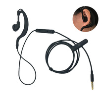 Mobile phone driver ear-mounted headset outdoor sports in-ear headset running sports line control unilateral hanging earplugs