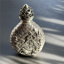 Imitation ancient bronze ware antique handicraft snuff pot  exquisite practical appreciation collection