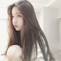 Wig female middle-point banghai long straight hair net red cute natural and realistic discussion Asian competition furniture