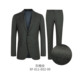 ByCreations Cypress len Suit nam kinh doanh Grey Wedding Groom Suit Career