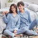 Người Nam Cực 2 bộ đồ ngủ đôi giá áo len nam tay dài mùa thu phiên bản Hàn Quốc của bộ đồ dịch vụ gia đình để mua một tặng một các kiểu đồ bộ mặc ở nhà đẹp