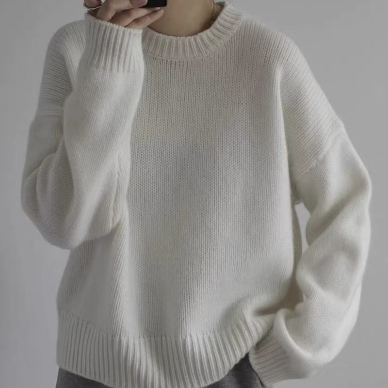 【Yang Yang Handmade】Dye Autumn Pullover Hand-Knitting Material Kit with Yarn, Free Video Tutorial and Knitting Tools