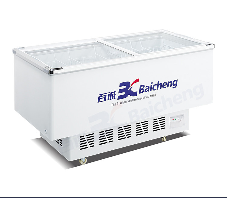 Bacheng SD C - 378 liter 488 liter 639 liter freezer large capacity island cabinet display cabinet refrigerator supermarket dumpling cabinet