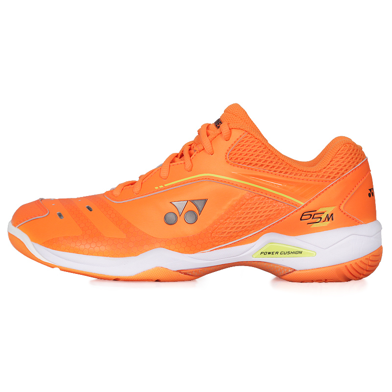 Tao Tian Xiandou 2019 trang web chính thức mới chính hãng giày cầu lông YONEX Yonex YY nam 65ZMEX màu cam sáng - Giày cầu lông giay the thao