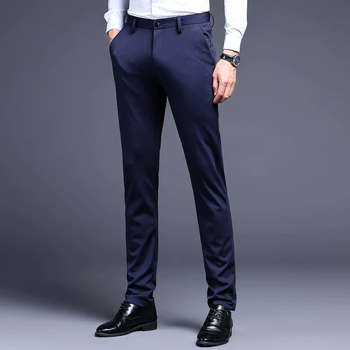 Осенние штаны для отдыха, мужской пиджак классического кроя, облегающий крой, свободный прямой крой