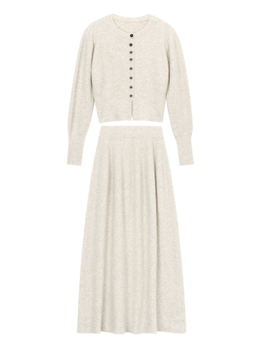 Длинная юбка, комплект, осенняя