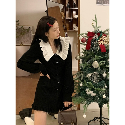 Весеннее платье, мини-юбка, юбка, французский стиль, изысканный стиль, подходит для подростков