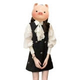 Черный весенний лонгслив, комплект, подходит для подростков, городской стиль