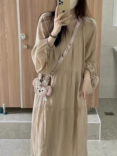 【Подарок прохождение страховки】 Нежное ветровое платье