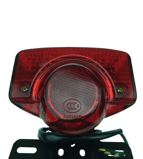 Phụ kiện sửa đổi xe máy 12V Jialing 70 phía sau cụm đèn hậu lắp ráp đèn hậu Retro 48Q - Đèn xe máy đèn cốp xe máy