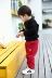 Quần bé trai nhung nhung 2018 quần trẻ em mới bé gái quần bé ấm quần trẻ em quần thủy triều quan ong rong be gai Quần