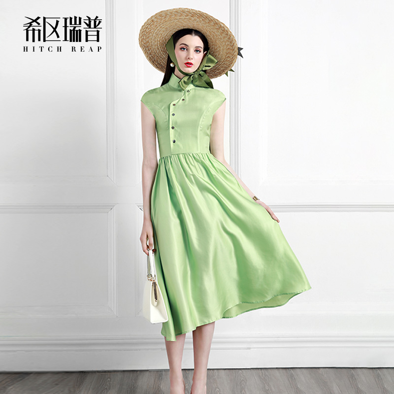 heavy silk dress